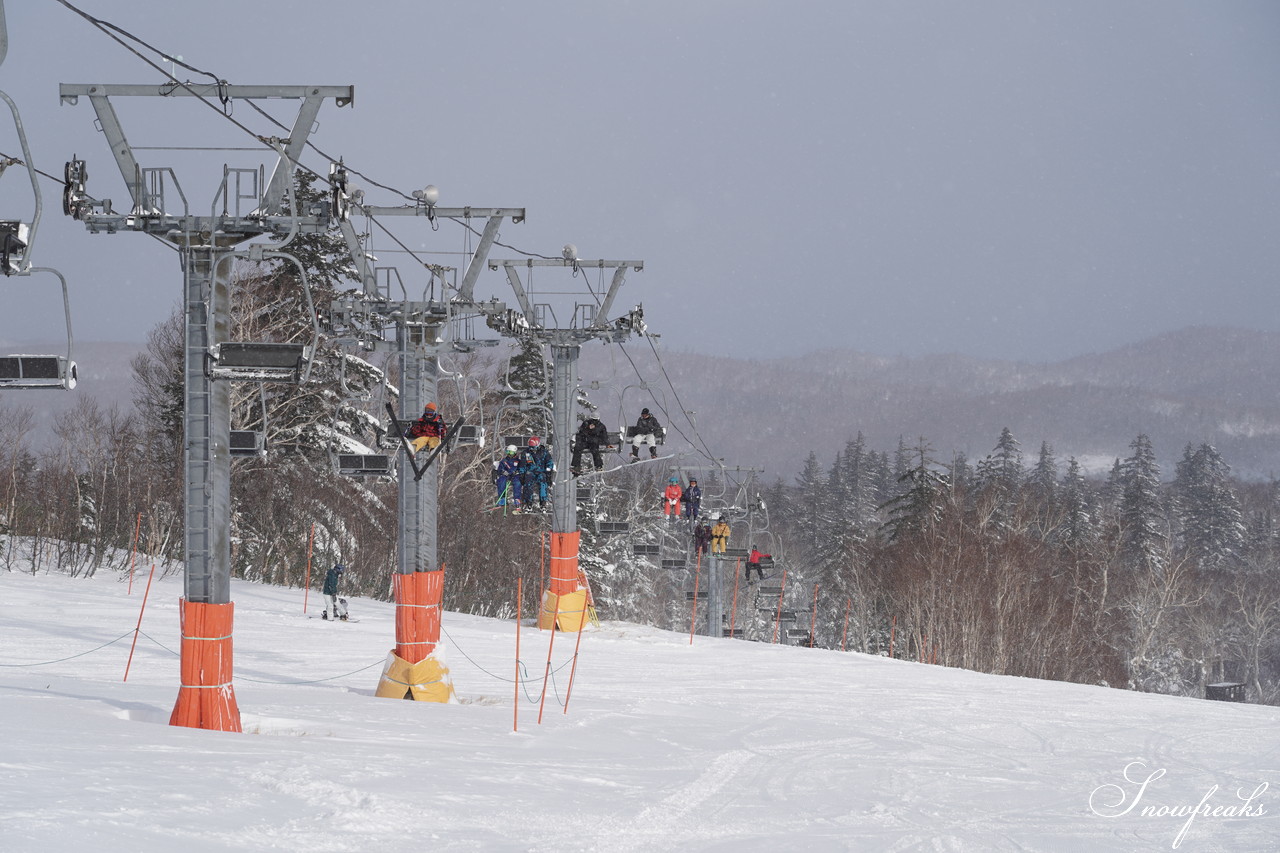 札幌国際スキー場 これぞ北海道。粉雪が降り積もったゲレンデはコンディション良好！そして、早くも全コース滑走可能です(*^^)v